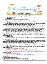 Giáo án Giáo dục công dân Lớp 7 (Sách Kết nối tri thức) - Bài 6 Ứng phó với tâm lý căng thẳng - Năm học 2022-2023